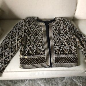 Beaded bolero jacket, size medium, beautiful!